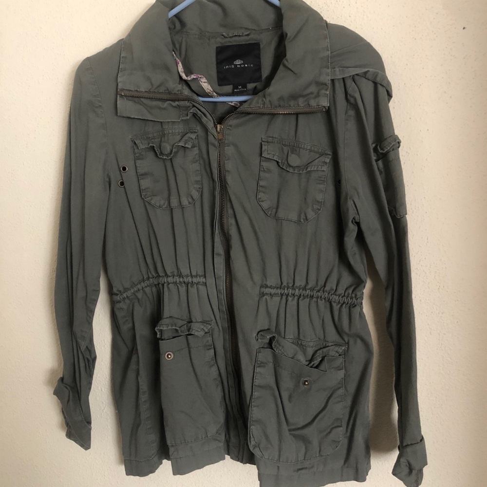 Olive Green Military Jacket